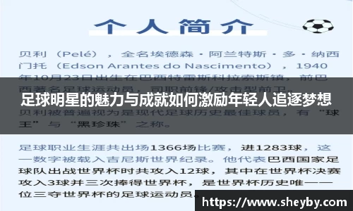 足球明星的魅力与成就如何激励年轻人追逐梦想
